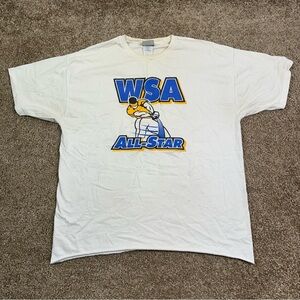 Vintage‎ WSA  All-stars Baseball T-shirt Size XL 00s Softball Tee Sports